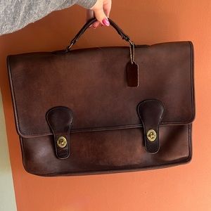 Vintage coach briefcase or computer bag